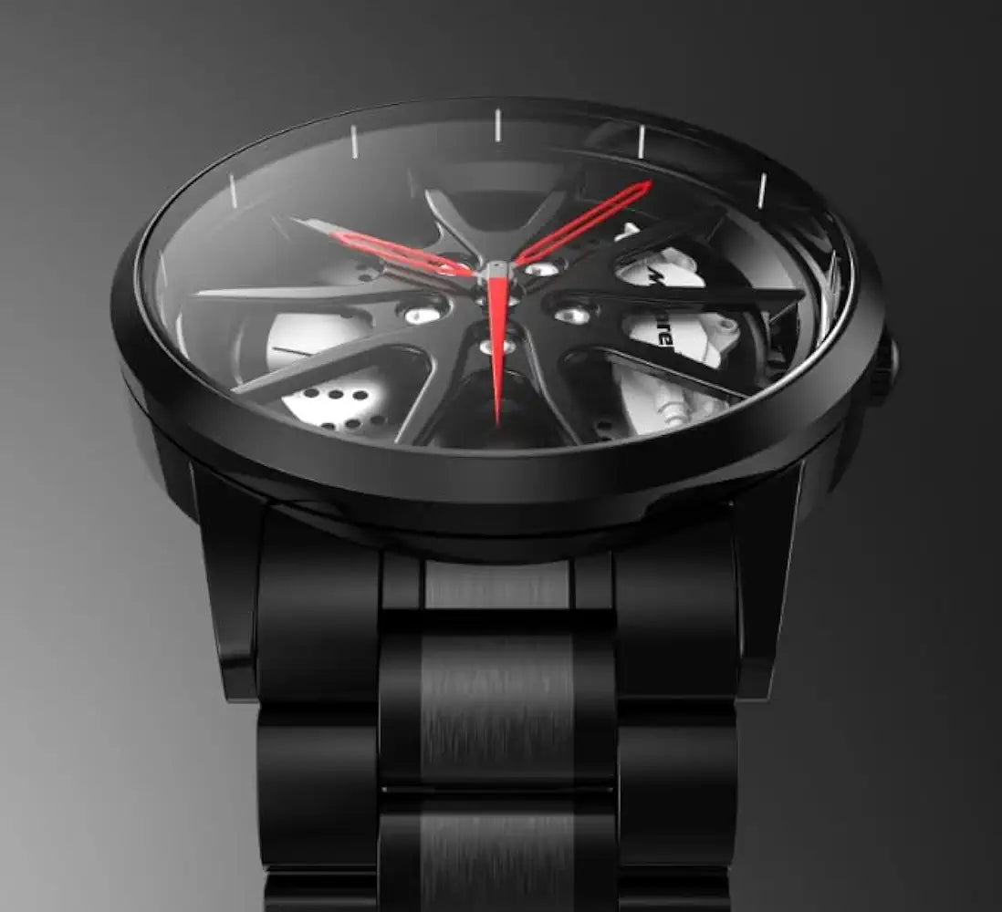 Car Spinning Wheel Men's Analog Watch