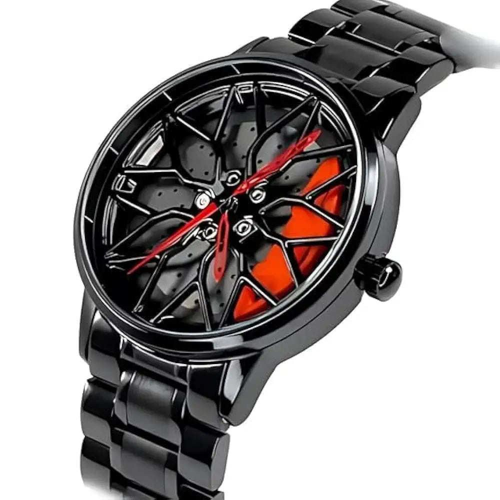 Car Spinning Wheel Men's Analog Watch