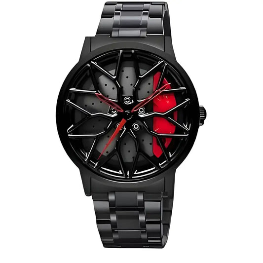 Car Spinning Wheel Men's Analog Watch